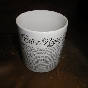 2015 Disappearing Civil Liberties Vanishing Bill of Rights Coffee Tea Mug